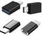 EasyULT Adaptador USB C a USB 3.0 [2 Pack], con Adaptador USB C a Micro USB[2 Pack], Tipo-C a USB 3.0 Adaptador con OTG, para MacBook Pro 2020/19/18, Samsung, Huawei y Otros Dispositivos con USB C