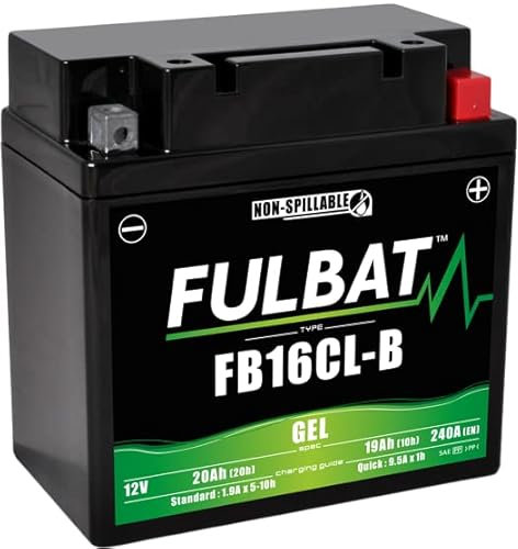 FULBAT BATTERIE MOTO FULBAT GEL FB16CL-B 12V 20AH 240A