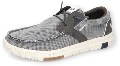 Dockers by Gerli Herren Low-Top Sneaker, Männer Halbschuhe,Freizeitschuhe,Laufschuhe,schnürschuhe,schnürer,Business,grau,40 EU