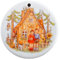 Märchen-Taler Baumschmuck Porzellan Hänsel und Gretel