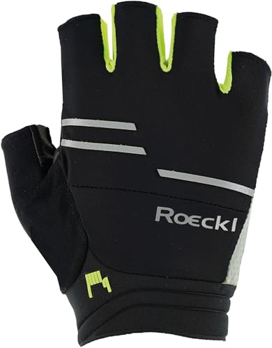 Roeckl Iguna Fahrrad Handschuhe kurz schwarz/gelb 2024