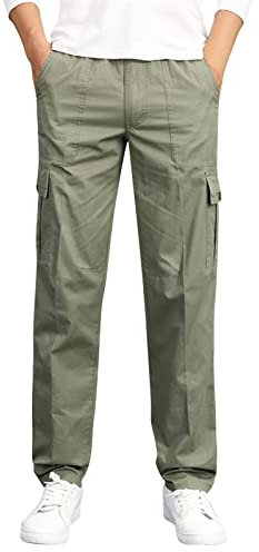 Pantalon à Lacets à Poches en Coton décontracté à la Mode pour Hommes Gadget Homme High Tech