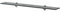Homvdxl Glasregal, 80 cm, schwebendes Regal mit 8 mm dickem gehärtetem Glas, Wandhalterung, Regale für Badezimmer, Dusche, Zuhause, Büro, Display-Dekor – Schwarz