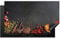 KitchenYeah© Copri Piano Induzione 90x52 cm Cucina Coprifornelli Copertura Protezione Cottura Tutto per la Cucina Erbe - Cibo - Spezie - Nero - Pepe - Cannella