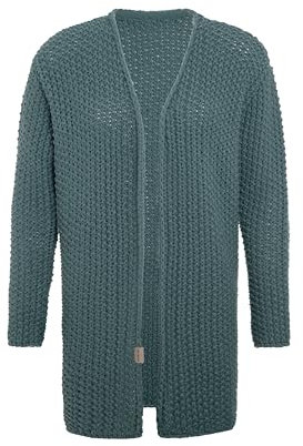KNIT FACTORY - Carry Strickjacke - Mittellange Damen Strickjacke - Cardigan mit Wolle - Hochwertige Qualität - Laurel - 36/38