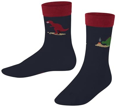 FALKE Unisex Kinder Dinosaurs Socken Baumwolle atmungsaktiv