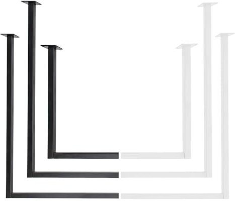 1x Kleiderstange RECHTECK, Garderobenhalter U-From, Wandmontage Bad Flur Küche, inkl. Montagematerial Dübel und Schrauben, pulverbeschichtet, pflegeleicht, rostfrei (T90cm x B110cm, Schwarz)