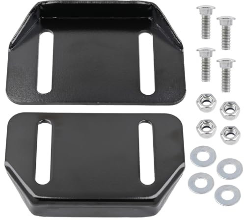 SYSKANT 784-5580 Schneefräse Gleitschuhe, 2 Stück, Gleitschuhe mit Montagezubehör für MTD 784-5580-0637, passend für Cub Cadet Yardman Schneefräse