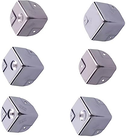 BESTonZON 4stücke Eckenschutz Aus Aluminium Für Schreibtischecken Boxen Und Geschenkboxen Robust Und Praktisch Passt Zu Verschiedenen Möbeldekorationen