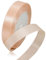 Champagner Rosa Satinbands 15mm Breit, 22m Schleifenband, Geschenkband für Geschenkverpackungen, DIY Handwerk, Blumensträuße, Nähprojekte, Schleifenherstellung, Geburtstags- und Hochzeitsdekorationen