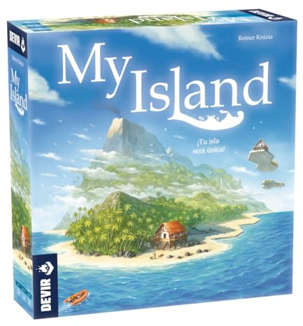 Devir My Island Brettspiel, 2-4 Spieler, Mehrfarbig