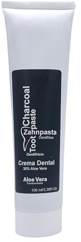 Vidaloe Zahncreme, 30 % Aloe Vera, 100 ml (Aktivkohle)