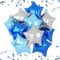 Sternluftballons, 10 Stück Helium Luftballons, Mylar Folien Ballon, Bunt Pentagramm Aluminium Folien Ballons Set für Geburtstag Hochzeit Valentinstag Deko (A2)