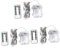 Angoily 3 Sätze Regenschirm Lichterketten Gartenbedarf Regenschirm-Dekor fairy lights feenlampe led lichterkette Licht der Türlampe Gartendekoration USB schmücken Zelt Lichter Plastik Weiß