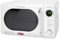 Nostalgia Retro Compact Countertop Microwave Oven - 0.7 Cu. Ft. - 700-Watts with LED Digital Display - Child Lock - Easy Clean Interior - White