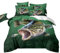 ZZTBQ Fische Tier Bettwäsche für Kinder 135x200 Kinderbettwäsche Bettbezug und Kissenbezug-Set Angeln Bass Fisch Ozean Einzelbettwäsche Set