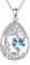 Tree of Life Birthstone Necklace for Women Sterling Silver Tree Jewellery Aquamarine March Pendant Blue Gemstone Anniversary Birthday Christmas Gifts for Wife Mom Her (03-Mar-Aquamarine)