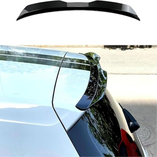 ZHAOHAO Auto Heckspoiler für Seat Tarraco KN 2019 2020 2021 2022 2023, Auto Spoilerlippe ABS HeckspoilerflüGel Kofferraumdachspoiler Auto Tuning Zubehö,Gloss Black