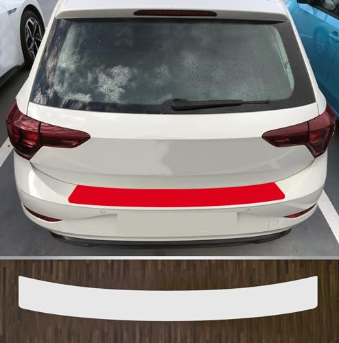 Lackschutzfolie Ladekantenschutz transparent 150 µm stark kompatibel mit VW Polo 6 ab 2021 Folienstärke 150 µm !!!