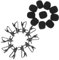 Veemoon 10PCS Microphone Lapel Tie Clip Set Universal Lavalier Mic Clips with Iron and Covers for Interviews Videos and Presentations