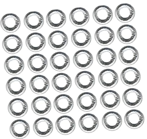 LOORGVEL Hitzebeständige Folie für Gasherd Abdeckungen Ölbeständig Wiederverwendbar Küchenhelfer für Herdplatten 40 Stück Packung