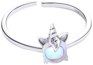 Healeved Bague Licorne Ouverture Bague Licorne Fantaisie