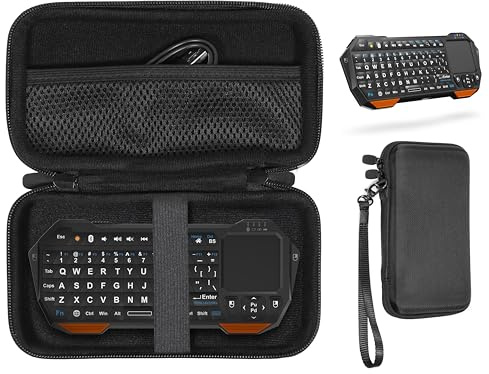 CaseSack Schutzhülle für Fosmon Mini Bluetooth Tastatur (QWERTY Keypad), kabellos, tragbar mit Touchpad