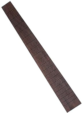 20-bündiges Gitarrengriffbrett Gsd113 aus Palisander, Halbfertig | Gitarre und Bass, Kaffeefarbene Ausführung, Geschliffene Oberfläche, Verarbeitet