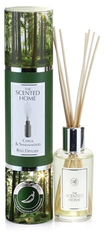 Ashleigh & Burwood Reed Diffuser Air Freshener for Home | The Scented Home Citrus & Sandalwood Fragrance Oil Diffuser | Lasts up to 3 Months | 150ml