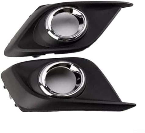Lecreatekit Untere Stoßstange Nebelscheinwerfer Abdeckungen für Mazda 3 für Axela 2014 2016, kompatibel mit OEM-Teilenummern BKD150C11, BKD150C21