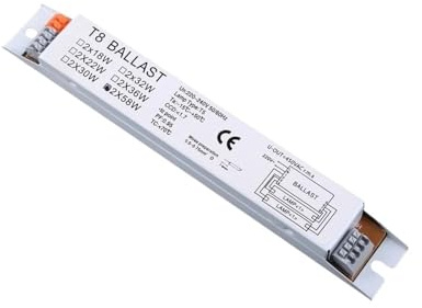 JASMKLX Ballasts électroniques Larges for Lampes fluorescentes T8 220-240V 2x58W(2x30W)