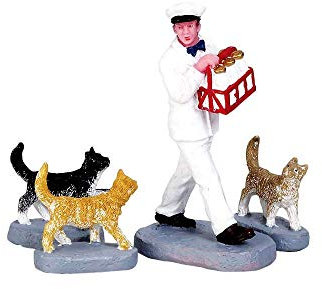 Lemax Christmas Village Merry Milkman, 4-teiliges Set, 72511