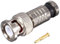 Viewi 50-Pack BNC Compression Coaxial RG59 Aerial & Satellite Cable Male Connector Crimp Plugs for Indoor/Outdoor CCTV Security Camera Installation