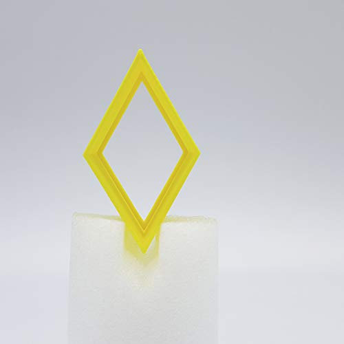Rombo Cookie cutter, 2 /3 /4 /5 ″ taglia,1 ″ Deep, 5