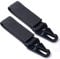 Selighting Taktische Gürtelschlaufe zum Aufhängen, Karabinerhaken, Nylon, Gurtband, Schnalle, Gurtclip für MOLLE-Rucksack, 2 Stück (Schwarz)