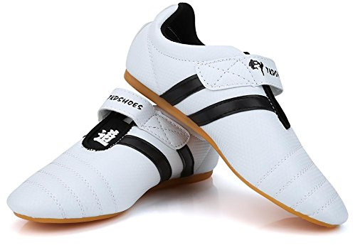 Zetiling Taekwondo Shoes, Men Women Kids Martial Art Shoes Karate Kung Fu Tai Chi Shoes Comfortable Lightweight Taekwondo Training Sports Shoes (34)