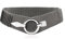 Glamexx24 Elastischer Damen Taillengürtel gürtel 6cm breiter Hüftgürtel mit silberner Ring (Grau, Taillenweite 75cm-110cm)