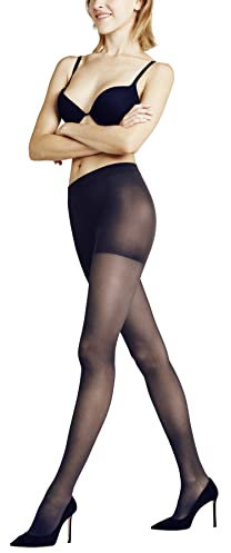 FALKE Damen Strumpfhose Energize 30 DEN W Ti transparent mit Kompression 1 Stück, Blau Marine 6179, M
