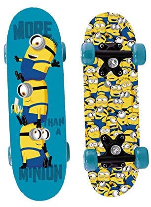 Minions 2 Mini Skateboard aus Holz 43x12x8 cm
