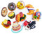 FD Kühlschrankmagnete, leckeres Essen, Simulierte Donuts, Burger, Kuchen, die eine warme Familienatmosphäre schaffen, 10 Stück
