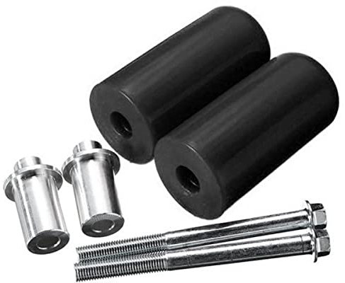 Frame Sliders, 10 mm Universal Motorrad Sturzpads Anti Crash Protector Klebestift für Honda Suzuki Motorräder Ersatzteile (Schwarz)
