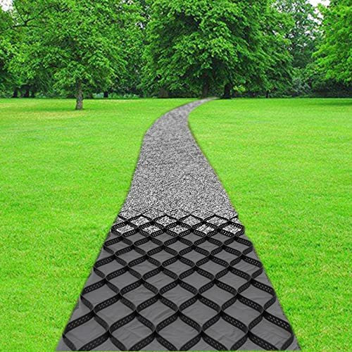 LILANAI Stabilizzatore de Ghiaia Giardino Percorsi Stabilizzatore della Griglia di Terra, 2 di profondità Favo Griglie di Ghiaia per Vialetti Carrabili Patio, Facile da Installare E Tagliare