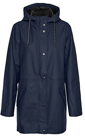 VERO MODA Women's Vmmalou Coated Jacket Noos Tall, Blazer Navy, L/T