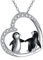 URONE Pinguin Halskette Sterling Silber Pinguin Tier Anhänger Pinguin Schmuck Geschenke für Frauen Mutter Freundin Mädchen