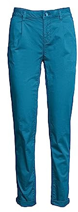 ESPRIT Damen 023EE1B333 Hose, 461/DARK Turquoise 2, 32/34