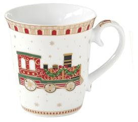 EASY LIFE Taza navideña de porcelana POLAR EXPRESS en caja regalo 275 ml