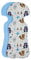 BYBOOM Basics Baby Sitzauflage, Sitzeinlage 77x32cm, Baumwoll- und Frotteeseite, Universal für Babyschale, Autositz, Kinderwagen, Buggy, Fahrradanhänger, Beidseitig verwendbar, weich, hautfreundlich