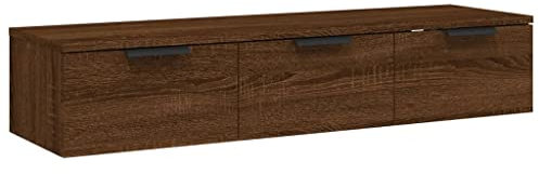 vidaXL Wandschrank Braun Eichen-Optik 102x30x20 cm Holzwerkstoff