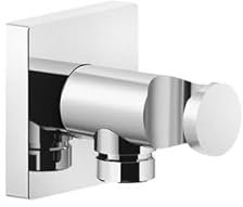 Gessi Emporio Wand-Anschlussbogen 1/2 mit Brausehalter, 47361, Farbe: Schwarz XL