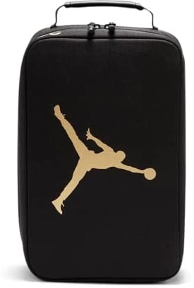Jordan Schuhbox, Unisex, Sport, Reisen, Fitnessstudio, Schwarz/Gold
